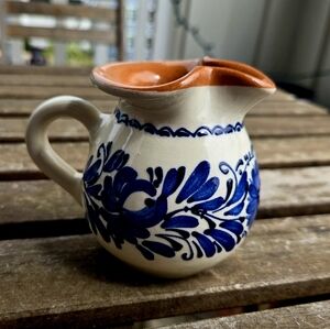 Hand painted ceramic Budapest creamer